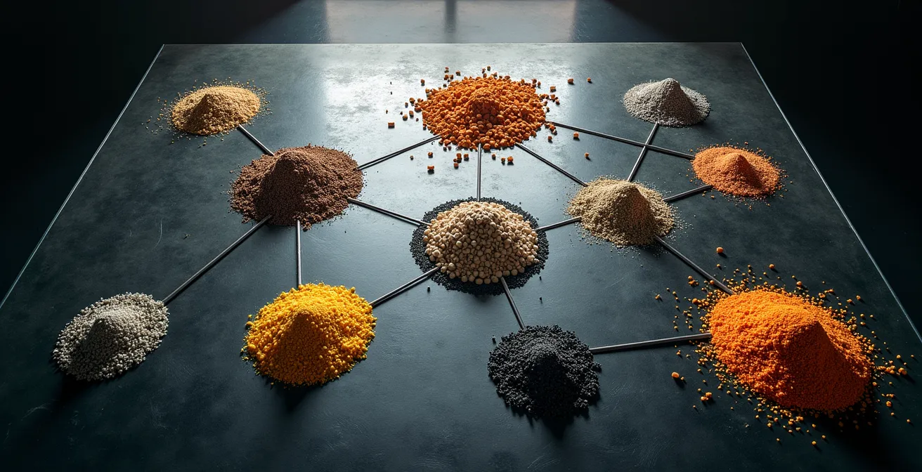 Carte visuelle des principaux bassins industriels québécois avec leurs flux de matières secondaires interconnectés