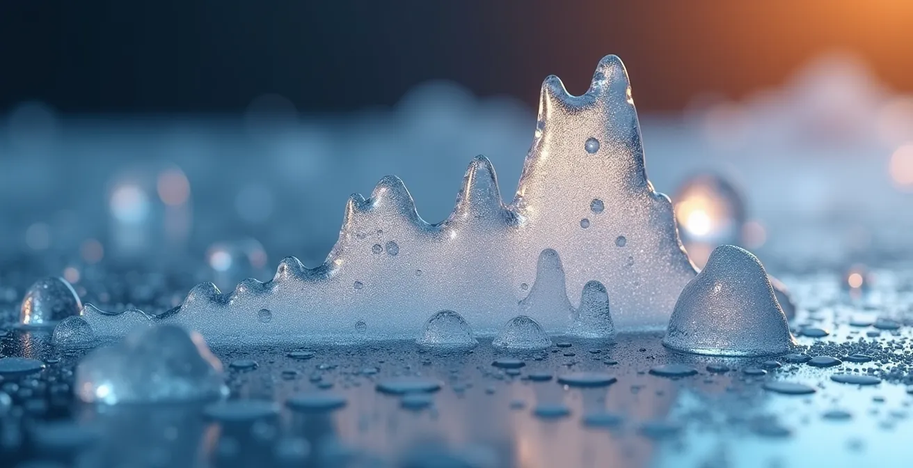 Graphique montrant le phénomène de rebond avec un pic post-événement dépassant le pic initial