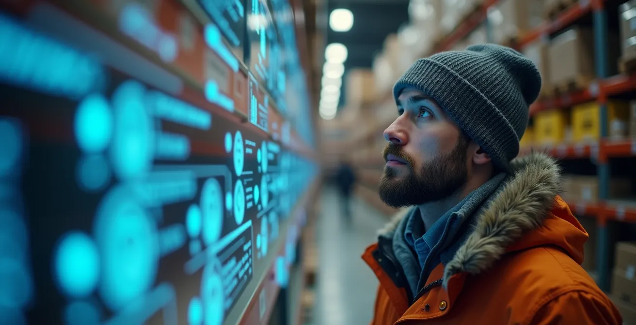 Visualisation de l'intelligence artificielle appliquée à la prédiction des stocks dans la logistique canadienne