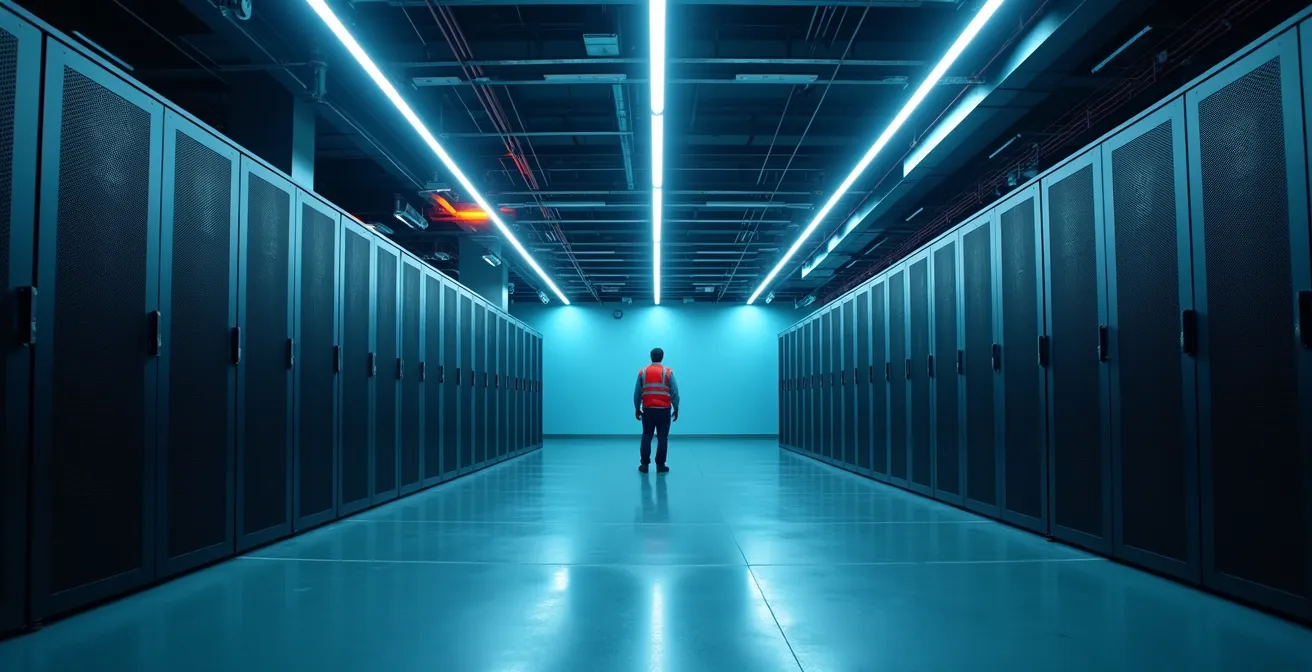 Centre de données canadien avec systèmes de sauvegarde pour environnement industriel