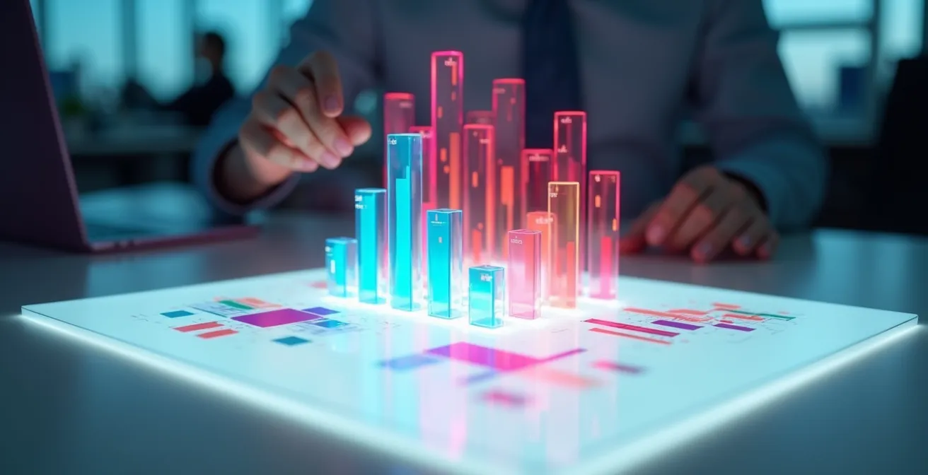 Tableau de bord moderne de veille réglementaire avec indicateurs visuels et alertes