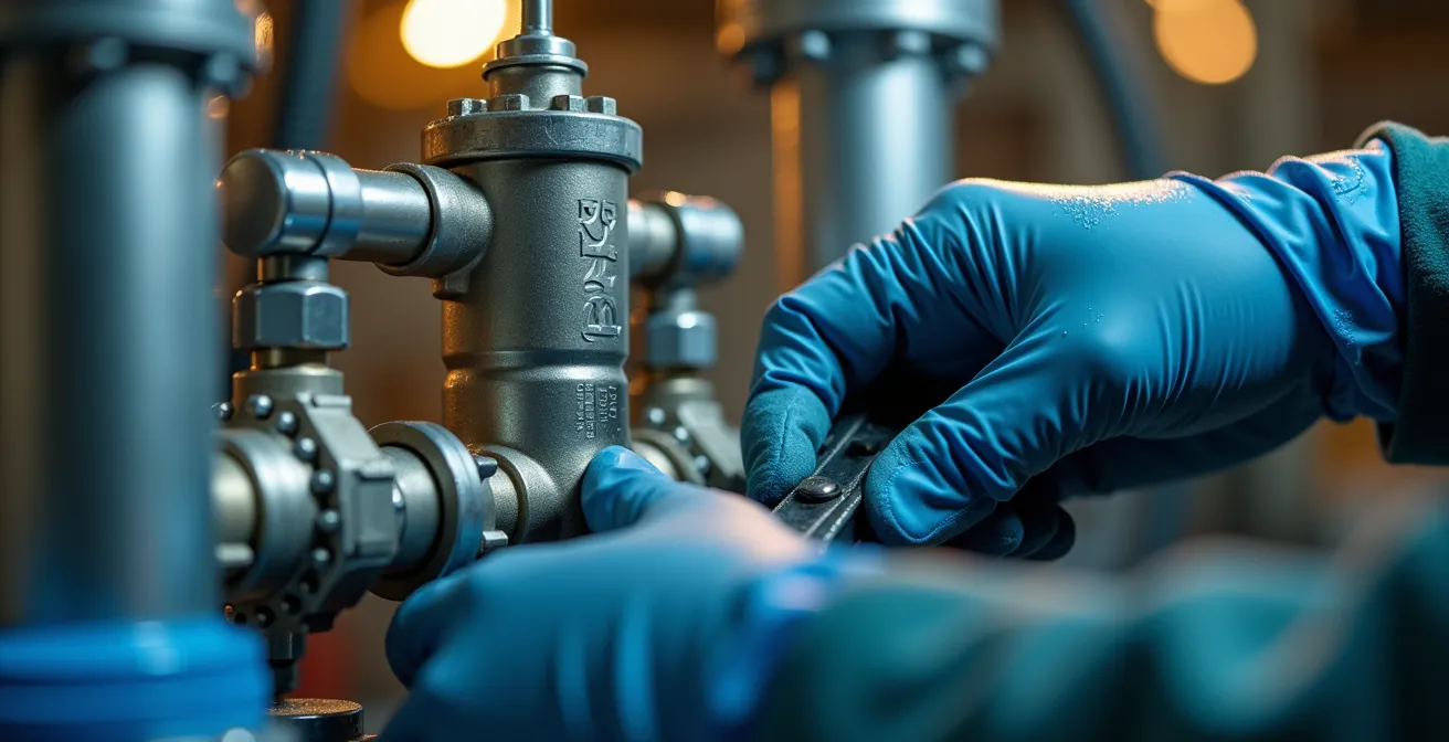 Techniciens spécialisés effectuant la maintenance d'équipements d'électrolyse dans une gigafactory canadienne