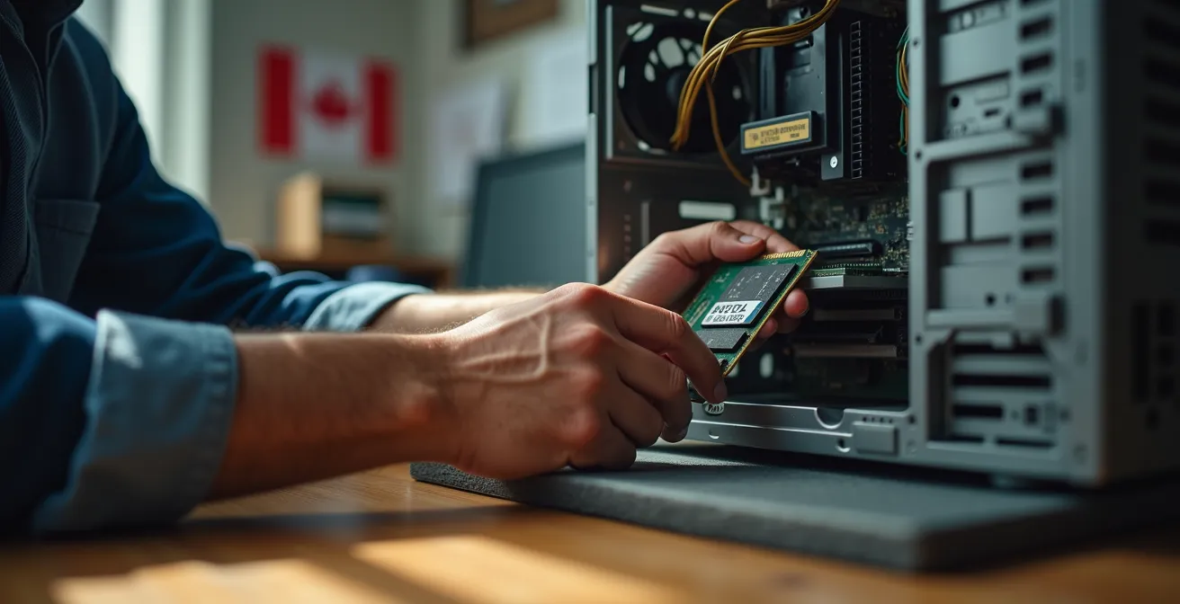 Stratégie de hiérarchisation du matériel informatique avec ordinateurs reconditionnés dans un bureau canadien