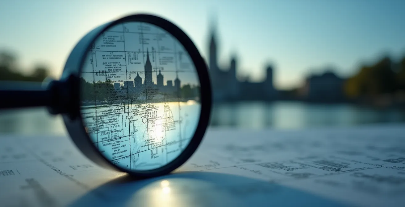 Analyse macro de documents gouvernementaux avec éléments symboliques de veille stratégique